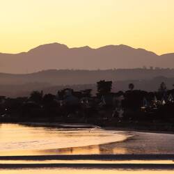Ich erreiche am Abend Knysna...