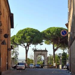 We verlaten de stad in stijl