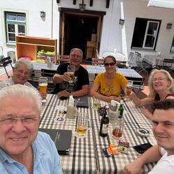 Boxenstopp im Biergarten
