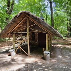 Schuilhuisje.