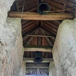 Das Glockengeläut im Campanile, der zeitweilig auch als Leuchtfeuerturm mit genutzt wurde