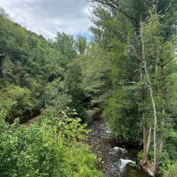 Río Valcarce. Early morning sounds, including a bicycle going by at the end