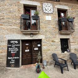 Front of the albergue