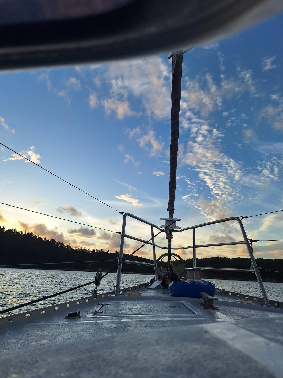 Der Vorteil einer schlaflosen Nacht: man sieht den Sonnenaufgang