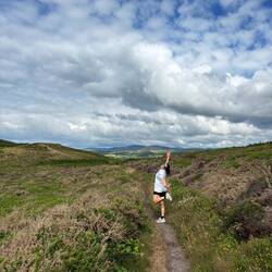 Vue sur Peel et la mer d'Irlande❤️