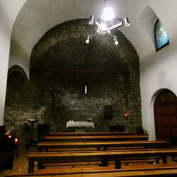 Original apse in a side chapel