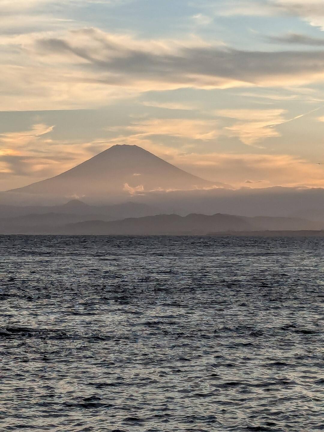 The Instagram shot of Mt Fuji from the island.
