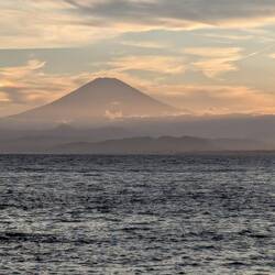 The Instagram shot of Mt Fuji from the island.