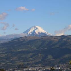 Stunning view of Cotopaxi (5’897m)