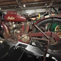 There was a small representation of very well-presented bikes