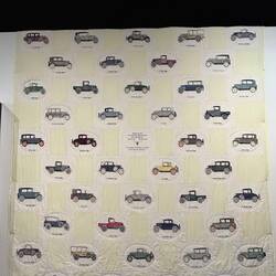 A nice quilting job done by someone with an eye for Ford Model T and A detail