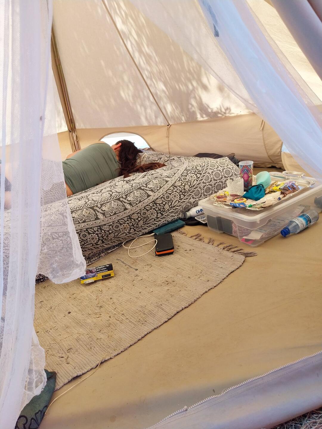 Hier pennt das Geburtstagskind