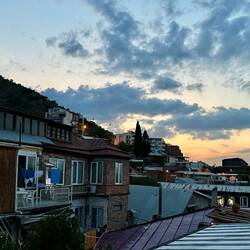 Blick von unserem Dachterasse / View from our roof garden