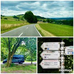Anfahrt Rhön und Parkplatz zum Berg Milseburg