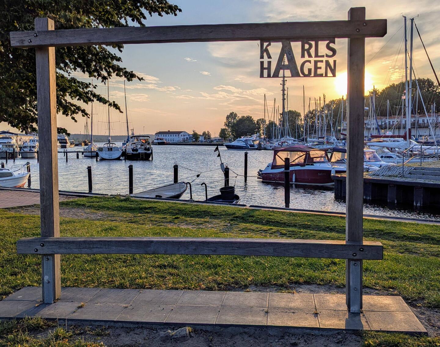 Blick in den Hafen
