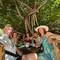 Lunch under a fig tree