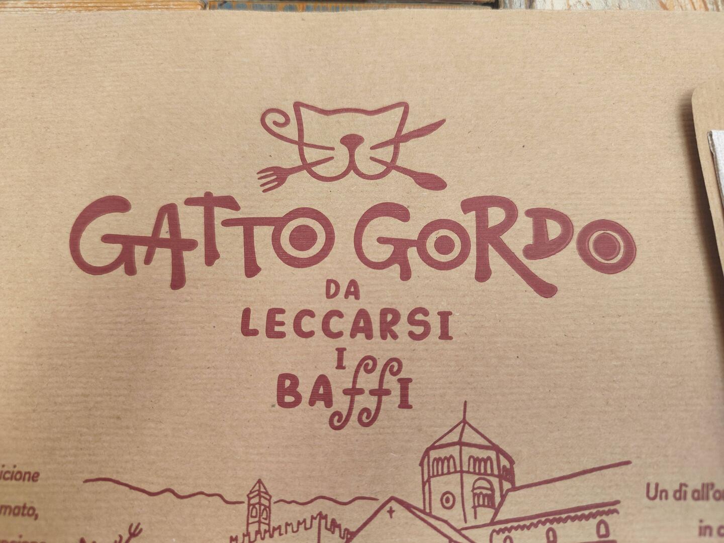 ... Geschichte vom Katerchen Gordo.. Erzählt auf der Unterlage 😉