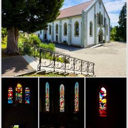 The Catholic Church is just south of the Törliplatz Gate — Murten.