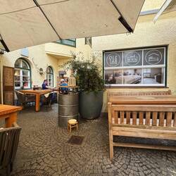 Super schönes Hof Restaurant in unserem Hotel