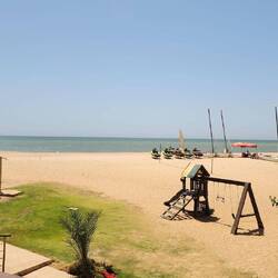 Beach next to the Hotel
