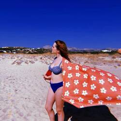 Pretending to be a superhero at the beach is a top tier activity