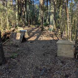 Hunde Hütten bei der Hütte