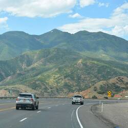Durch das Utah Valley Richtung Salt Lake