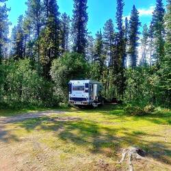 Schöner Stellplatz in einer Recreation Area am Morley Lake
