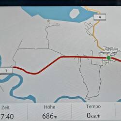 Noch kurz umparkiert nach Watson Lake