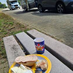 Frühstück unterwegs