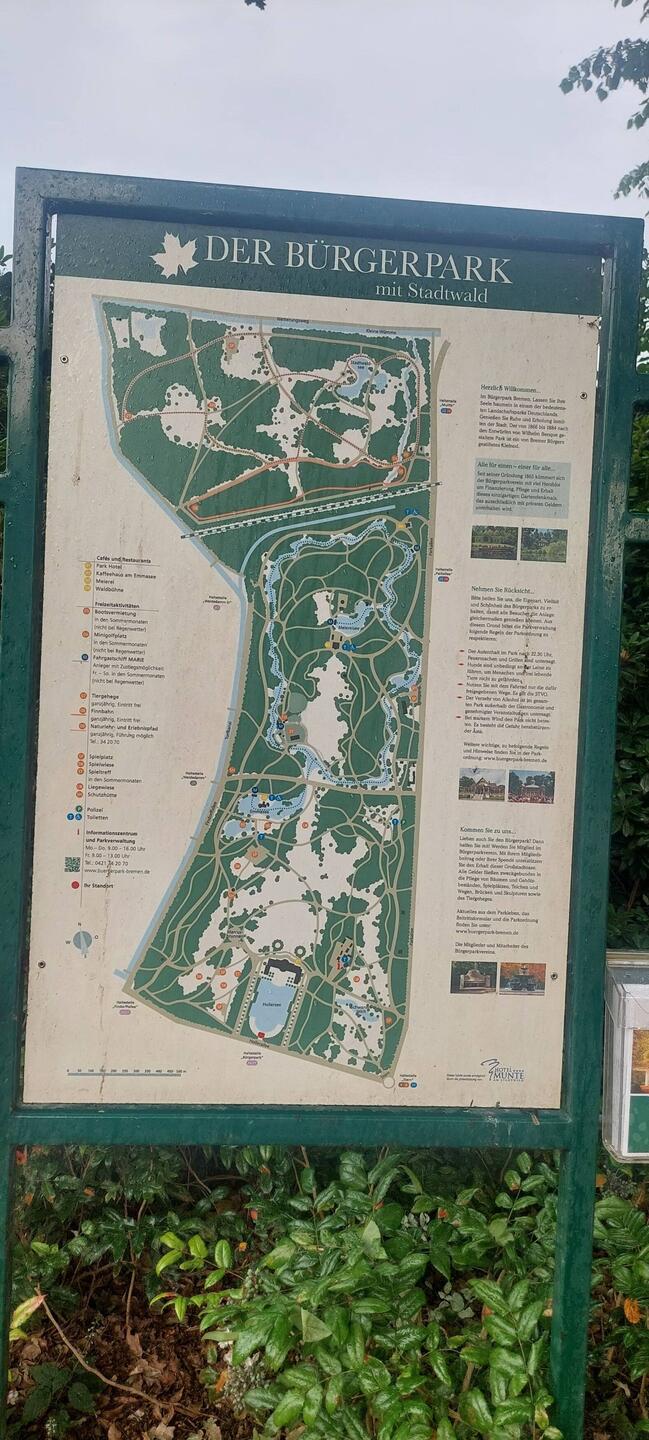 Start in den Bürgerpark