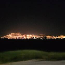 Tal der Könige bei Nacht