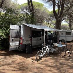 Der Campingplatz bei Marina di Grosseto