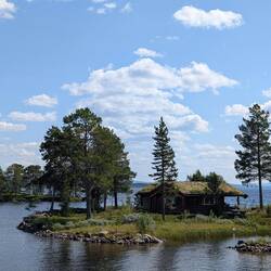 Auf der Insel hinten war auch ein Cache