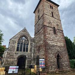Holy Trinity church is under renovation