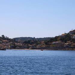 Blick zurück beim Ausfahren