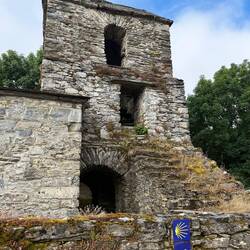 Check out the stairs on this church! In Hospital.