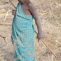 Frph übt sich, wer mal ein guter Krieger und Viehüter werden will