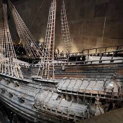 It's hard to capture how large the ship is.