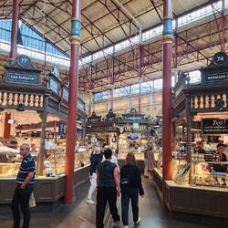 An elegant food court near our hotel