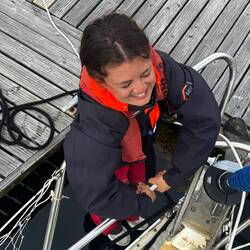 Comment on s'accorche au bateau jour 10 (vue de haut)
