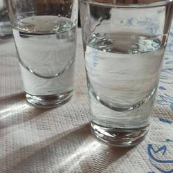 ... mit selbstgebranntem Raki als Geschenk des Hauses