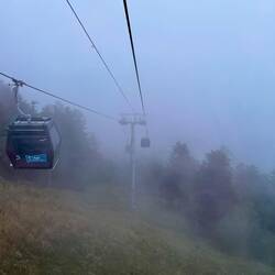 Nearing the upper station