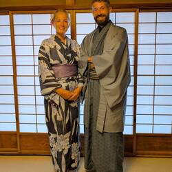 Tea ceremony in a kimono 👘