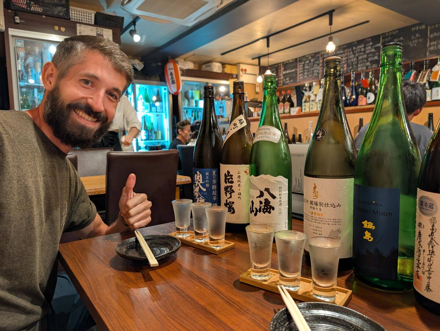 Sake tasting 🍶