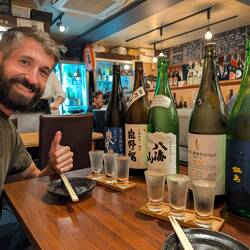 Sake tasting 🍶