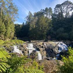 Nicht so beeindruckend wie der Name erwarten läßt, aber trotzdem schön - vorallem bei DEM Wetter!