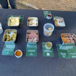 Während Royce und sein Partner die Kajaks klar machen, dürfen wir Spezialitäten probieren.