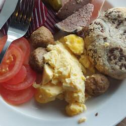 Deftigen Frühstück