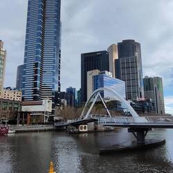 Yarra River Blick auf Southbank
